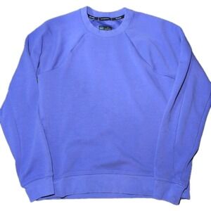 Janji Circuit Knit Crewneck Pullover Women's XS Purple Running Sweatshirt Wick